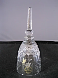 HAND CRAFTED LEAD CRYSTAL 26% pbo YUGOSLAVIA dinner bell - Bild 1 von 5