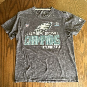 Philadelphia Eagles Super Bowl LII Champions Medium Locker Room Shirt Upcycled - Picture 1 of 5