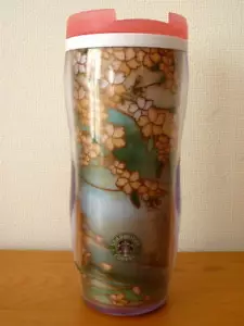 ¡Artículo de repuesto! Vaso de plástico STARBUCKS JAPÓN SAKURA 2011 350 ml ROSA SIN ENVÍO - Imagen 1 de 4