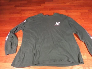 VTG Tommy Hilfiger Athletics Sport Long Sleeve T Shirt Green Men's XL - Picture 1 of 9