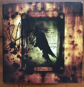The Agony Scene - The Darkest Red - signiertes CD-Cover signiert von Schlagzeuger Brent - Bild 1 von 1