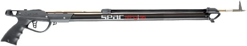 Seac Sub Sting Spear Gun with Sling, Aluminum Finish, Black, 75 cm - Image 1 of 1