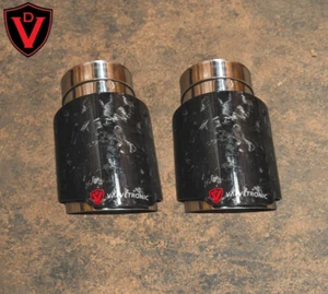 Puntas de escape de fibra de carbono forjadas Valvetronic Designs 2,5/63 mm - Universal - Imagen 1 de 1