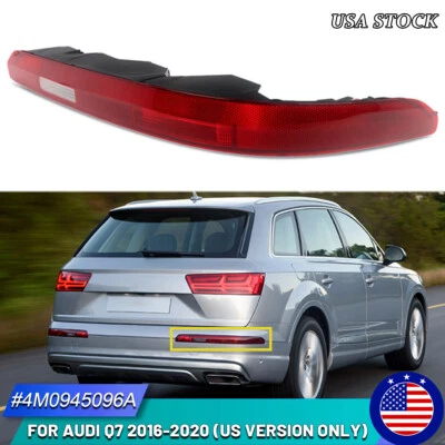 Right RH For Audi Q7 2016 2017 2018-2020 Rear Bumper Stop Lamp Light Reflector - Image 1 of 4