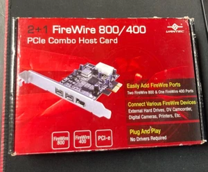 Vantec 2+1 FireWire 800/400 PCIe Combo Host Card - Picture 1 of 7