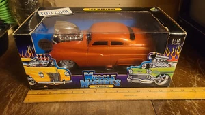 1:18 Muscle Machines 1949 Mercury Coupe Pro Street blown tubbed hot rod MIB !! - Picture 1 of 3