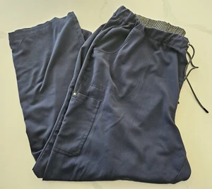 Beyond Scrubs Bottoms 3X Navy - Picture 1 of 1