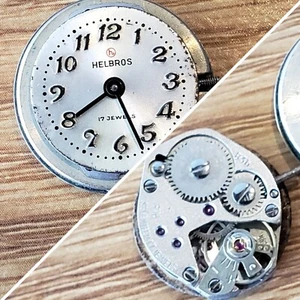 Reloj mecánico vintage Helbros 17 joyas movimiento B3h R78 WP1 - Imagen 1 de 9