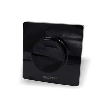 MiBoxer Interruttore girevole a parete pannello LED CCT - DIM 2.4GHZ batteria 3V (CR2032) | K1-B - Immagine 1 di 3