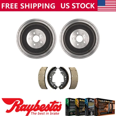 后套件制动鼓和刹车鞋适用于 1996 - 1999 年克莱斯勒 Town & Country — 第 1/4 张图片