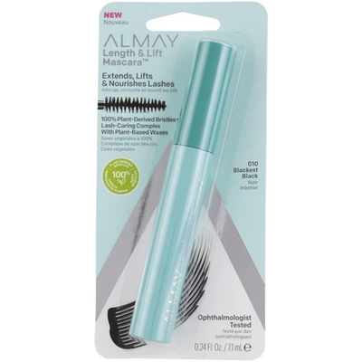 4 Pack Almay Length & Lift Length & Lift Mascara, Blackest Black 010, 0.24 fl oz - Image 1 of 2