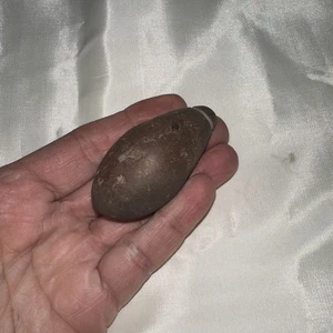 Hämatit Plumbob Hartstein Werkzeug Pfeilspitze Artefakt 1 1/2” breit 2 1/2” lang - Bild 1 von 5