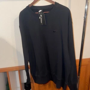Nike Pullover mit Rundhalsausschnitt Herren Medium schwarz - Bild 1 von 4