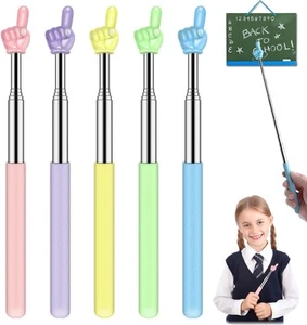 Retractable Teacher Pointer for Classroom Kids Reading, Dumero 5 Pack - Photo 1/6