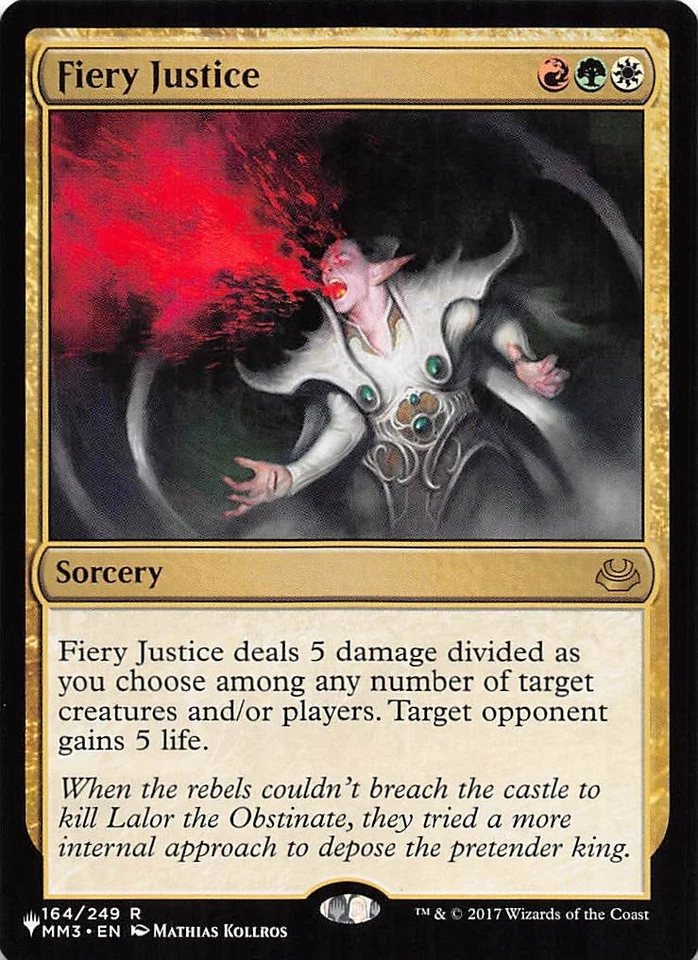 MTG Fiery Justice MM3 - Image 1 of 1