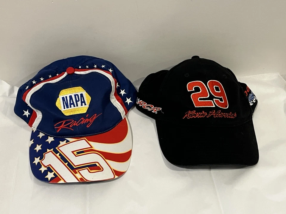 Lote de gorras de carreras vintage a presión Napa Kevin Harwick ajustables Foto 1 de 4