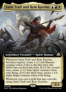 Saint Traft and Rem Karolus - Foil - Extended Art x1 NM Magic the Gathering 1x C - Picture 1 of 1