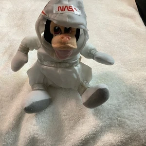 Vintage NASA 9" Chimp Plush - 1998 Astronaut Monkey Stuffed Animal Nanco - Picture 1 of 6