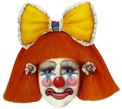 Ringling Bros Circus RBB Tammy Parish Clown Headliner Clown Girl Promo Mask - B3 Foto 1 de 2
