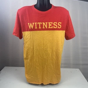 Nike LeBron James WITNESS LAKERS Basketball King Uomo Rosso/Giallo RARA T-shirt XL - Foto 1 di 5