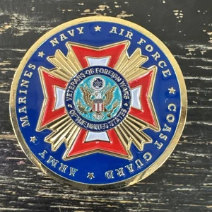 Veterans of Foreign Wars, Virginia VFW Nat. Jr. Vice 2018, 1.5” in Sleeve PO-LN - Picture 1 of 5