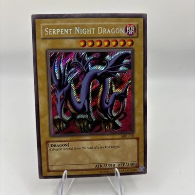 Yugioh Serpent Night Dragon SRL-103 Spell Ruler Unlimited Secret Rare Near Mint - Image 1 of 2