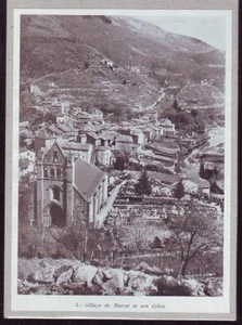 1939 -- LE VILLAGE DE BURZET ARDECHE Y131 - Bild 1 von 1
