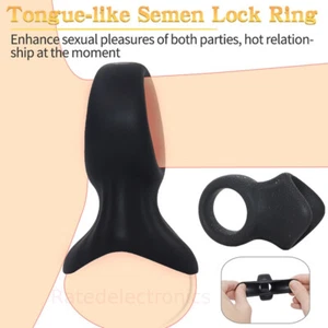 Dangle Penis Cock Ring Sling Cage Sleeve Ball Stretcher Male Enhancer Sex Toy US - Picture 1 of 9