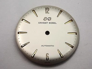 Reloj vintage de 28,5 mm esfera para hombre Ernest Borel automático oro Markrs perlas nuevo de lote antiguo - Imagen 1 de 1