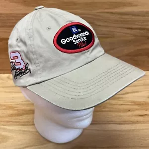 Dale Earnhardt #3 Hat Beige Snapback Goodwrench Service Plus Chase Authentics - Picture 1 of 8