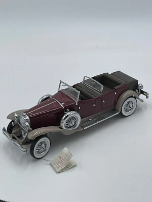 Franklin Mint 1930 Duesenberg J Derham Touring Convertible Diecast 1:24 w/Tag - Image 1 of 4
