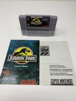 Super Nintendo SNES Jurassic Park Video Game with Manual