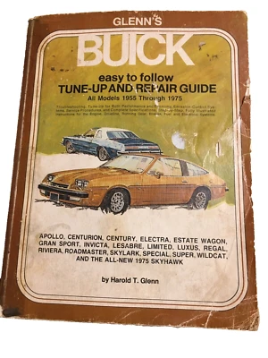 Buick Apollo Riviera 1955-1975 Loja Serviço Manual de Reparo Manutenção do Motor DYI - Imagem 1 de 4