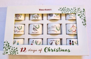 World Market 12 Days of Christmas Napkin Rings - Picture 1 of 3