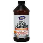 NOW Sports Nutrition, L-Carnitine Liquid, Triple Strength 3000 mg, Citrus, 16 oz