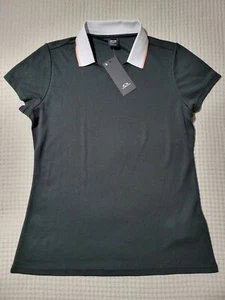 Oakley Womens Enjoy Basic Polo Golf Shirt- Medium - Blackout - Picture 1 of 4