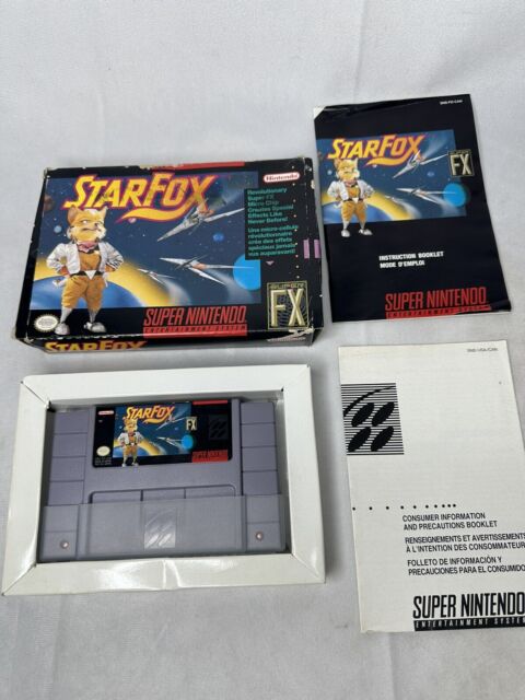 Star Fox SNES Super Nintendo Entertainment System 1993 Complete CIB  Authentic