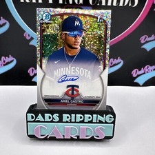 ARIEL CASTRO 2023 BOWMAN CHROME #CPA-AC 1ST PROSPECT SPECKLE REFRACTOR AUTO /299