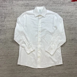 Camisa Brooks Brothers Oxford Botón 16-32 Blanca Exterior Vestido Formal Preppy - Imagen 1 de 11