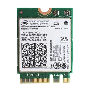 HP Pavilion x360 11-k064nr WIFI Wireless-AC Card P/N 784644-005 784644-001 GOOD - Picture 1 of 1