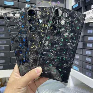 Funda delgada de fibra de carbono genuina para Samsung Galaxy S24 cubierta forjada ultra brillante - Imagen 1 de 29