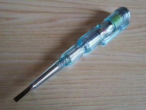 Electricians Insulated Terminal LED Screwdriver Mains Continuity Polarity Tester - Picture 1 of 3