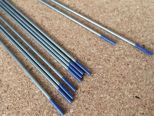 1,6 mm x 150 mm azul tungsteno 2% La lantantanado CC electrodo de soldadura - Imagen 1 de 1