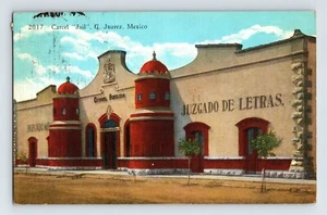 Postcard Mexico Juarez Jail Juzgado Guerrero 1915 Posted Divided Back - Picture 1 of 2