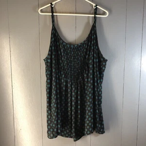 Torrid Damen schwarz und türkis Tanktop Größe 4 leicht - Bild 1 von 8