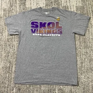 T-shirt Minnesota Vikings taglia media grigio Skol - Foto 1 di 5