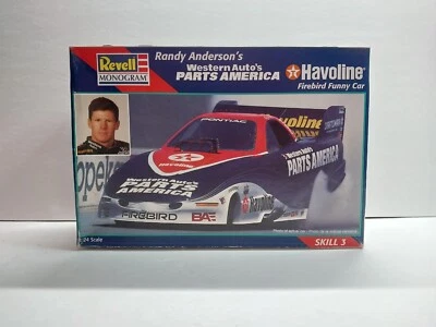 Coche divertido Revell Randy Anderson's Western Auto Havoline Firebird caja abierta Foto 1 de 2