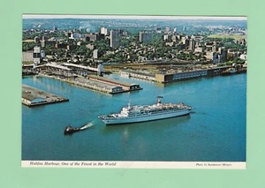 Vintage Postcard Historic Halifax Harbour One of the Finest in the World Canada - Picture 1 of 2