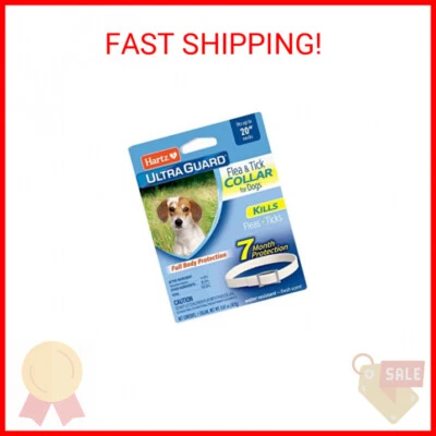 Hartz UltraGuard Flea & Tick Collar for Dogs and Puppies, 7 Month Flea and Tick  - Image 1 of 2