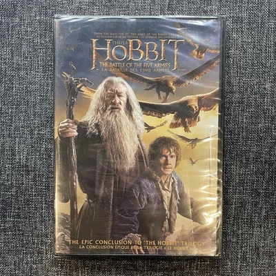 The Hobbit The Battle of the Five Armies (DVD 2015) ⭐️ New Sealed Foto 1 de 2